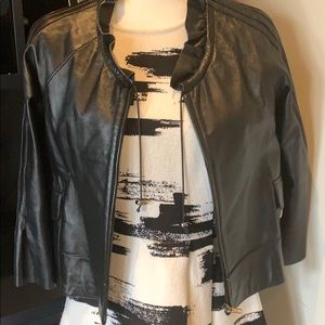 Woman leather jacket